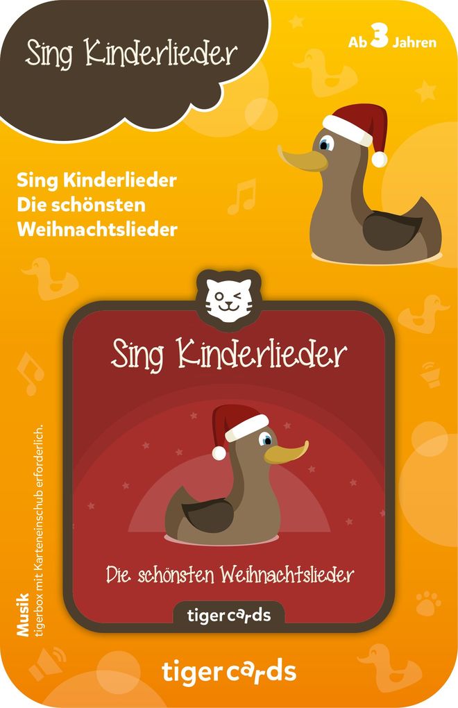 tigercard - Sing Kinderlieder - Die schönsten Weihnachtslieder