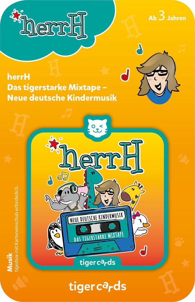 Tiger Media - tigercards - herrH - Das tigerstarke Mixtape - Neue deutsche Kindermusik