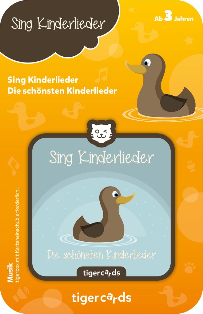 Tiger Media - tigercards - Sing Kinderlieder - Die schönsten Kinderlieder