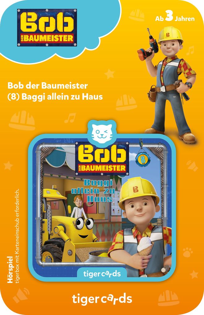 tigercard - Bob der Baumeister - Folge 8: Baggi allein zu Haus