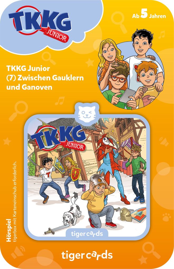 tigercard - TKKG Junior - Zwischen Gauklern und Ganoven