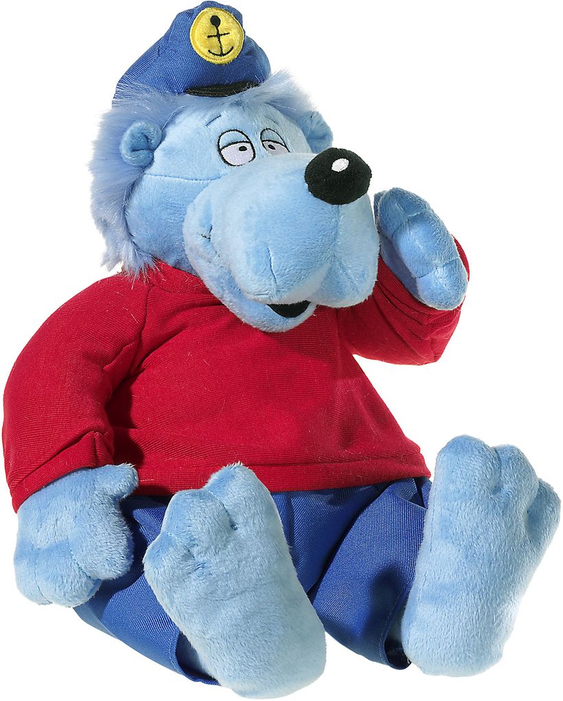 Plüschfigur KÄPTN BLAUBÄR, mittel, ca. 30cm sitzend