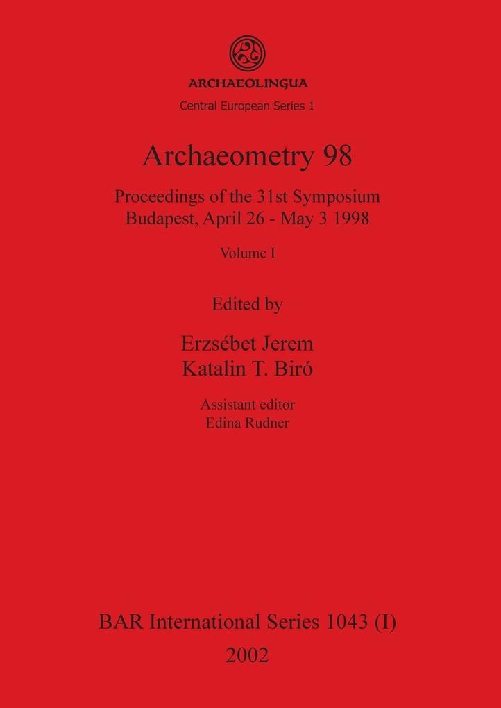 Archaeometry 98 Volume I