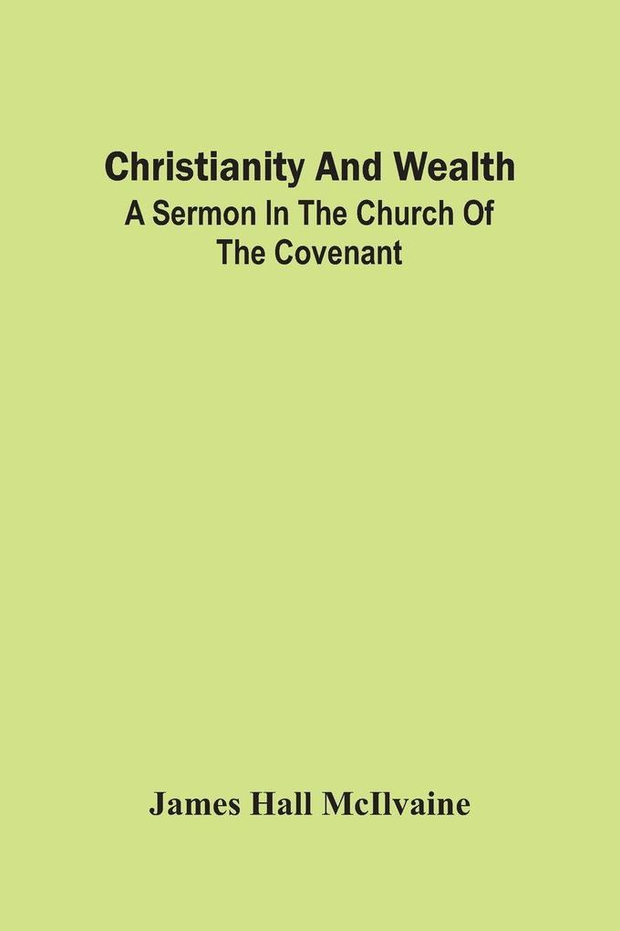 Christianity And Wealth