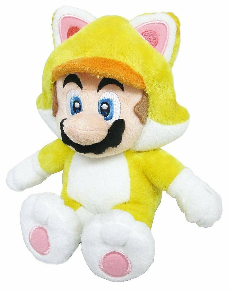 Nintendo Mario Cat Plüschfigur gelb 24 cm