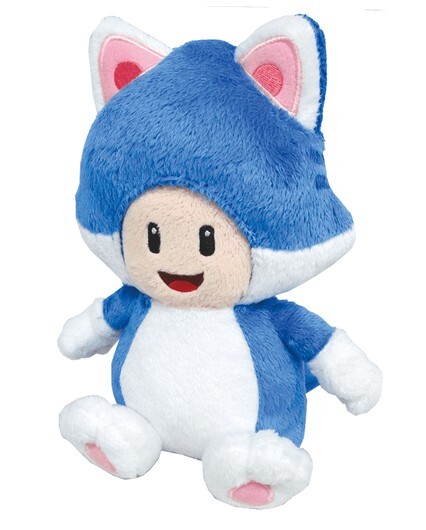 Nintendo Toad Cat Plüschfigur blau 24 cm