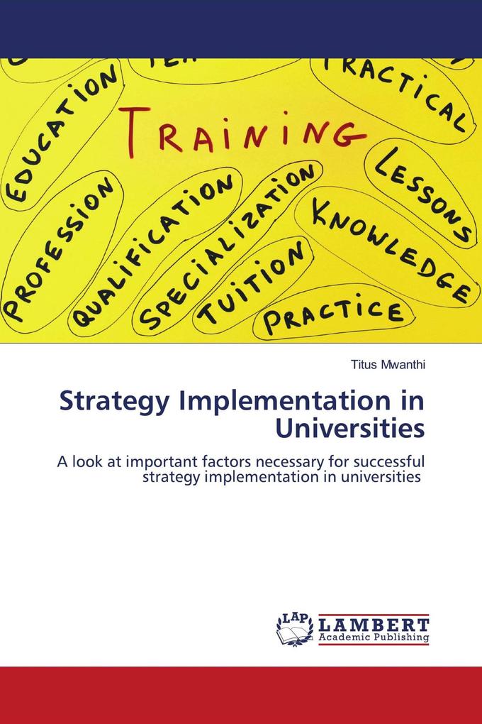 Strategy Implementation in Universities
