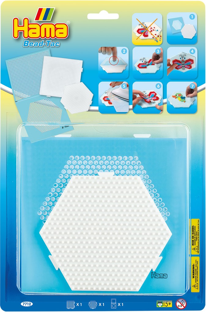 Hama 7712 - Stiftplatten Viereck und Sechseck Midi