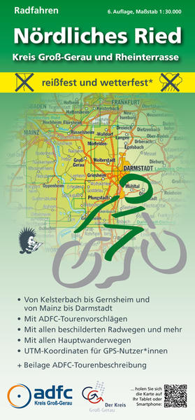 Radfahren - Nördliches Ried / Kreis Groß-Gerau und Rheinterrasse