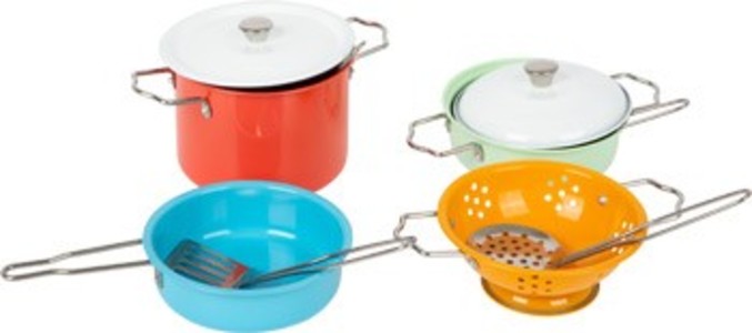 small foot 11751 - Kochgeschirr-Set mit Zubehör 8-teilig