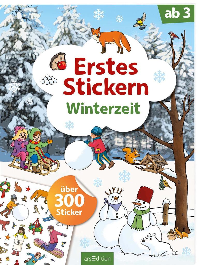 Erstes Stickern – Winterzeit - Taschenbuch - Bild 5