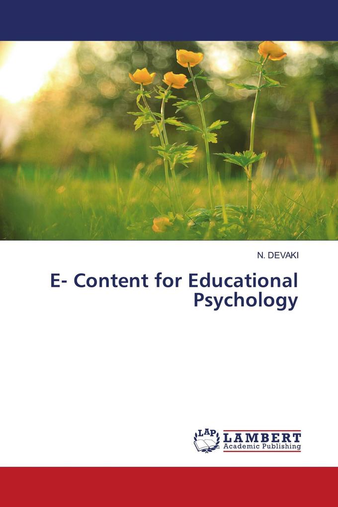 E- Content for Educational Psychology