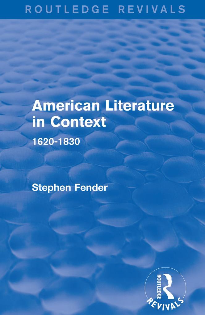 American Literature in Context