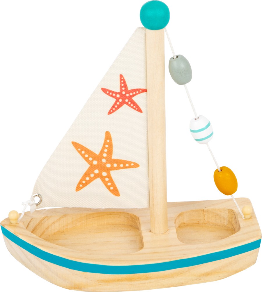 small foot 11658 - Segelboot Seestern Wasserspielzeug