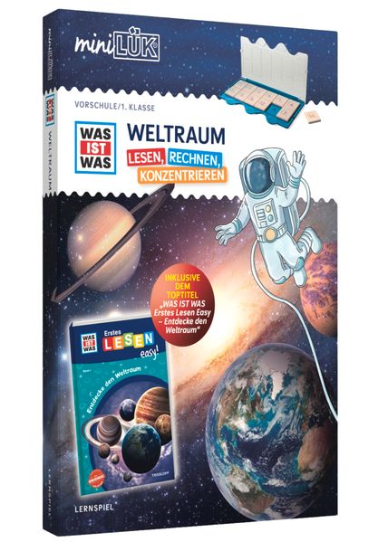miniLÜK-Set. Vorschule/ 1. Klasse: WAS IST WAS WELTRAUM - Lesen Rechnen Konzentrieren