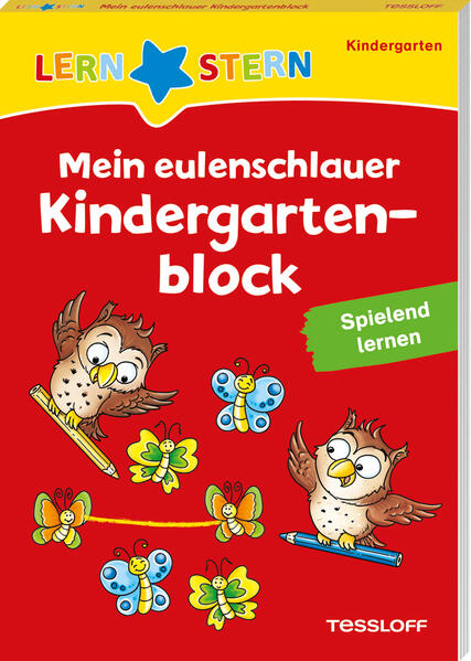 Image of LERNSTERN. Mein eulenschlauer Kindergartenblock. Spielend lernen