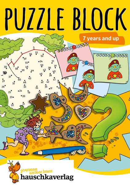 Puzzle Activity Book from 7 Years: Colourful Preschool Activity Books with Puzzle Fun - Labyrinth Sudoku Search and Find Books for Children Promotes Concentration & Logical Thinking
