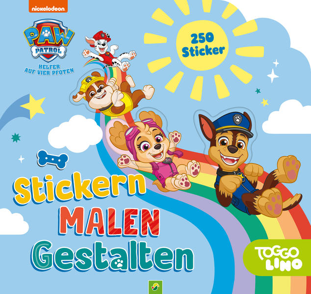 Image of PAW Patrol Stickern Malen Gestalten. Mit 250 Stickern. Für Kinder ab 3 Jahren