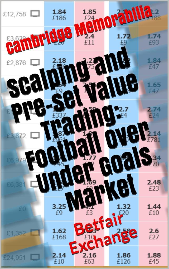 Scalping and Pre-set Value Trading: Football Over Under Goals Market