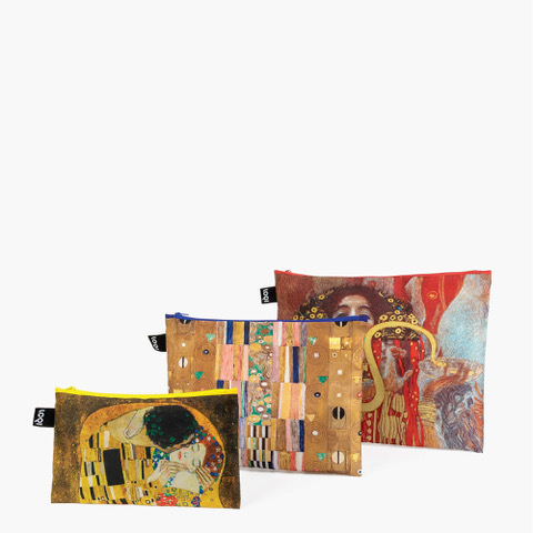 Loqi GmbH Gustav Klimt Klimt Recycled Zip Pockets