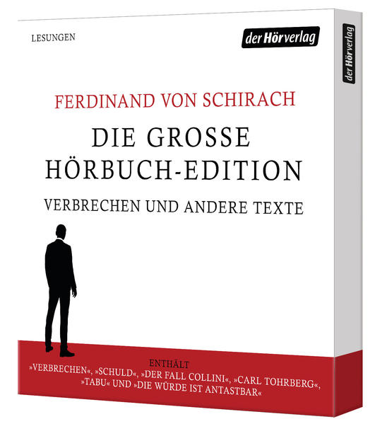 Die Grosse Horbuch Edition Verbrechen Und Andere Texte Horbuch Cd Ferdinand Von Schirach