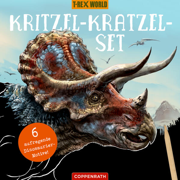 Image of Buch - Kritzel-Kratzel-Set(Triceratops)