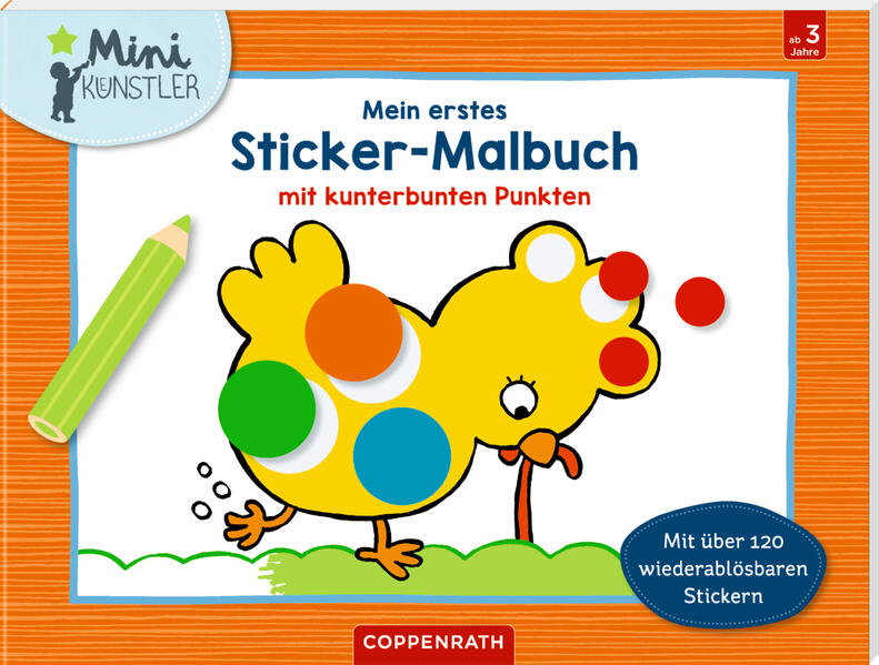 Image of Mein erstes Sticker-Malbuch mit kunterbunten Punkten