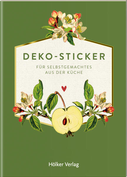 Deko-Sticker Äpfel (Küchenpapeterie)