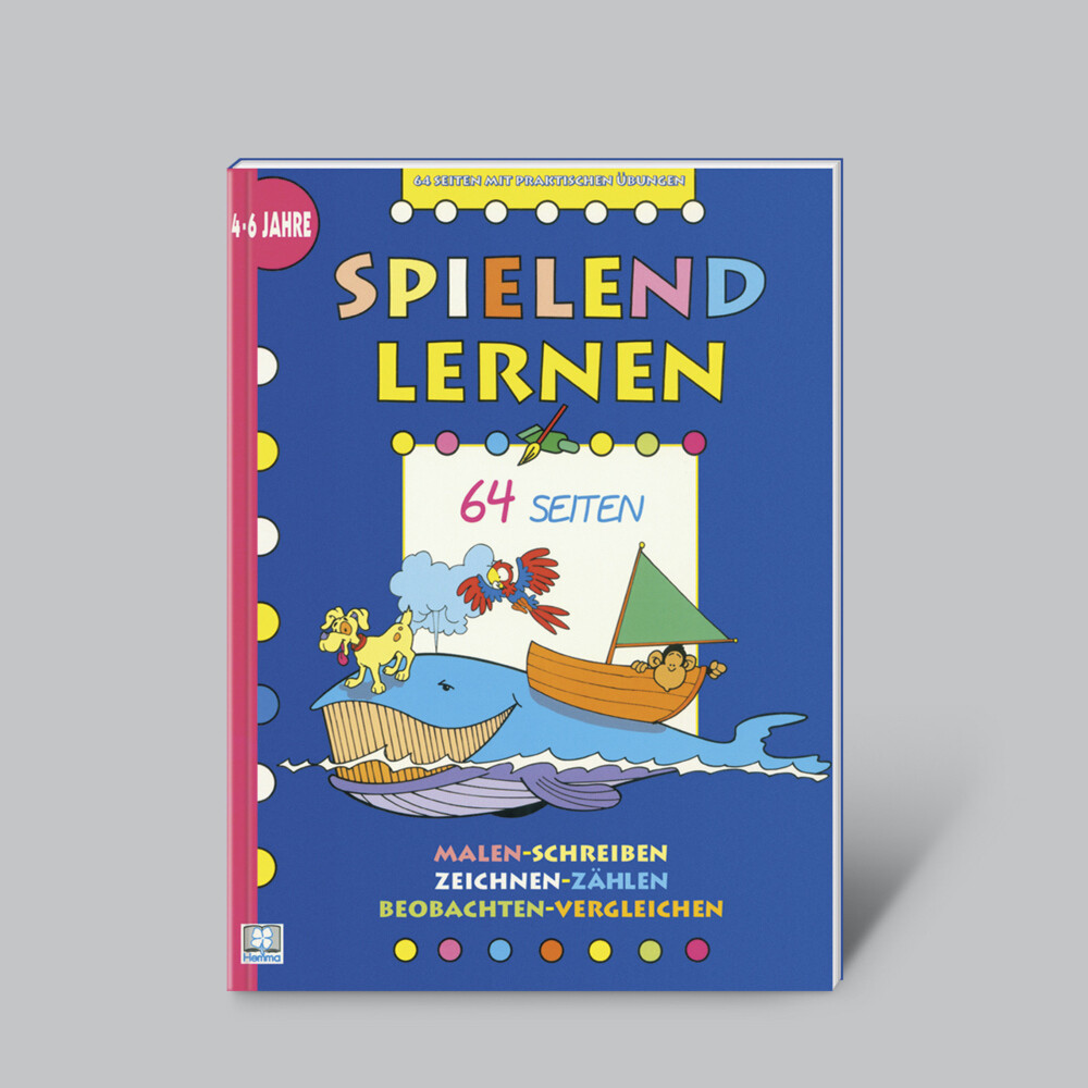 Image of Spielend lernen: Spielen-Zählen-Zeichnen-Malen... (4-6 Jahre)