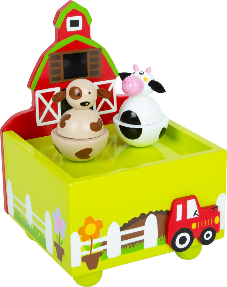 small foot 11715 - Spieluhr Bauernhof Holz