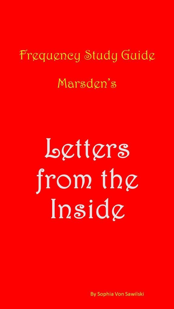 Frequency Study Guide Marsden‘s : Letters from the Inside