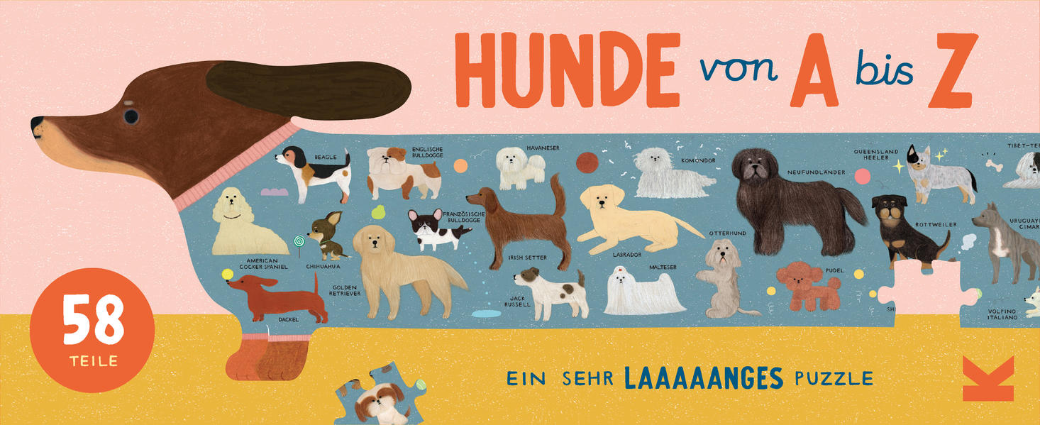 Laurence King Verlag - Hunde von A bis Z - Puzzle