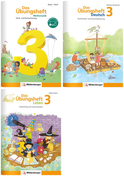 Image of Sicher ins 4. Schuljahr - Sparpaket: Rechnen - Schreiben - Lesen - Grammatik · Klasse 3 3 Teile