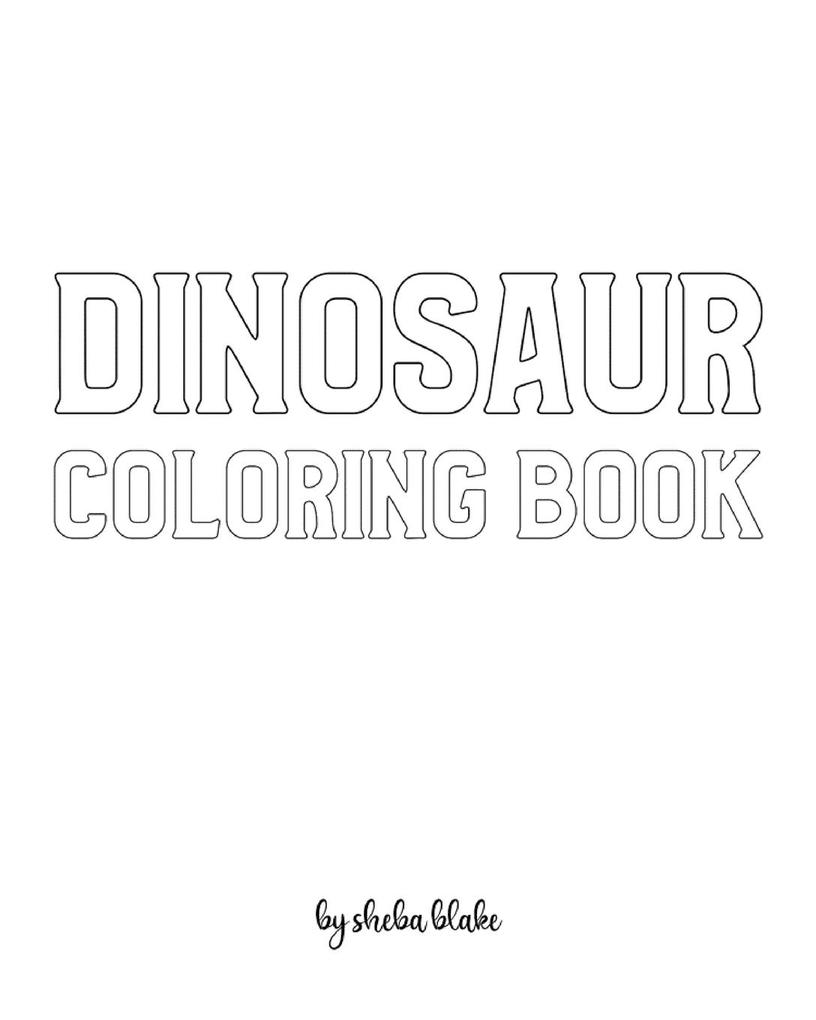 Dinosaur Coloring Book for Children - Create Your Own Doodle Cover (8x10 Softcover Personalized Coloring Book / Activity Book)