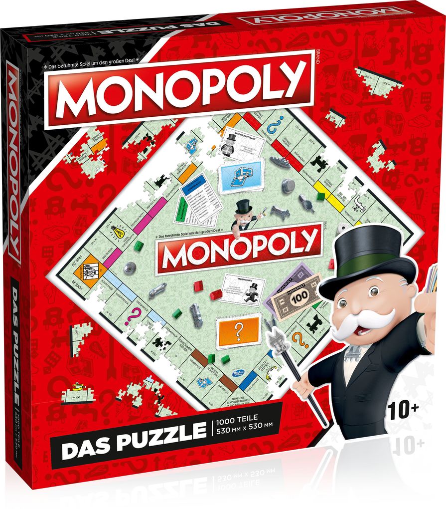 Image of Puzzle Monopoly No. 9 (original Monopoly Brett) 1000 Teile