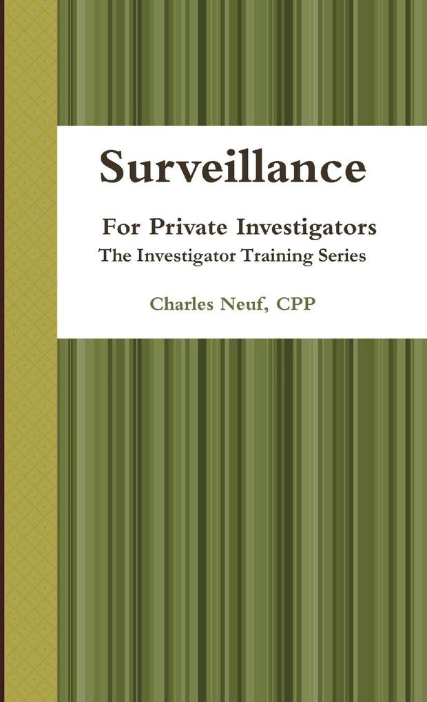 Surveillance for Private Investigators