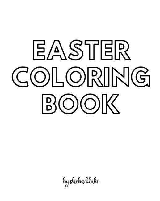 Easter with Scissor Skills Coloring Book for Children - Create Your Own Doodle Cover (8x10 Softcover Personalized Coloring Book / Activity Book)