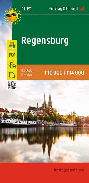 Regensburg Stadtplan 1:14.000
