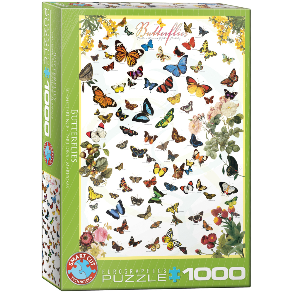 Image of Eurographics Schmetterlinge 1000 Teile Puzzle Eurographics-6000-0077