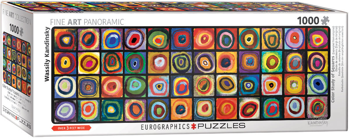 Farbquadrat-Collage Kandinsky (Puzzle)
