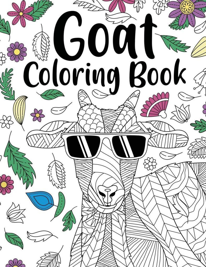 Goat Coloring Book