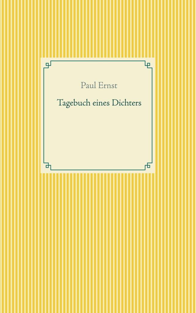 Tagebuch eines Dichters