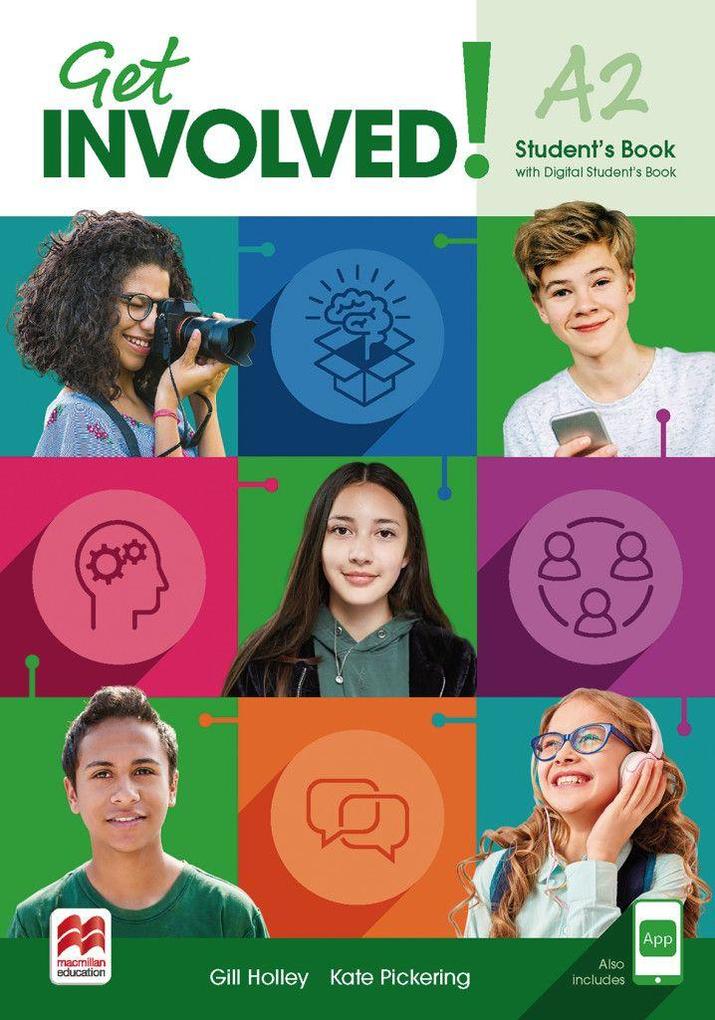 Hueber Verlag Gmbh Get Involved!. Level A2 / Student's Book With App And Dsb