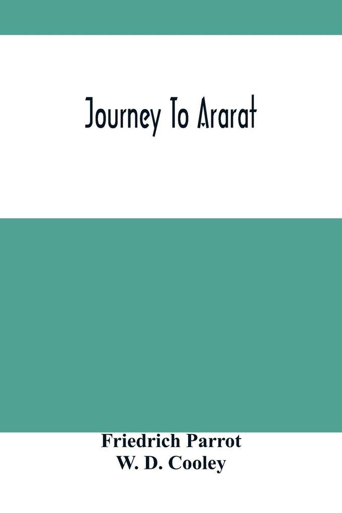 Journey To Ararat