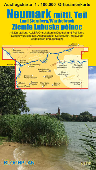 Landkarte Neumark - mittlerer Teil