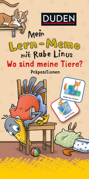 Image of Duden: Mein Lern-Memo mit Rabe Linus - Wo sind meine Tiere?