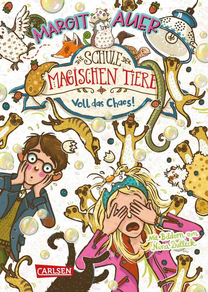 Carlsen - Die Schule der magischen Tiere Erstausstattung 12: Voll das Chaos!, Auer, Margit/ Dulleck, Nina (Illustrationen), Multicolor