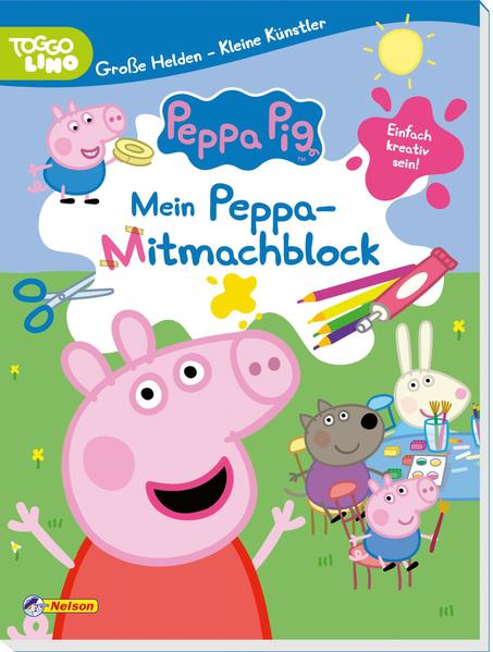 Image of Peppa: Große Helden - Kleine Künstler: Mein Peppa-Mitmachblock