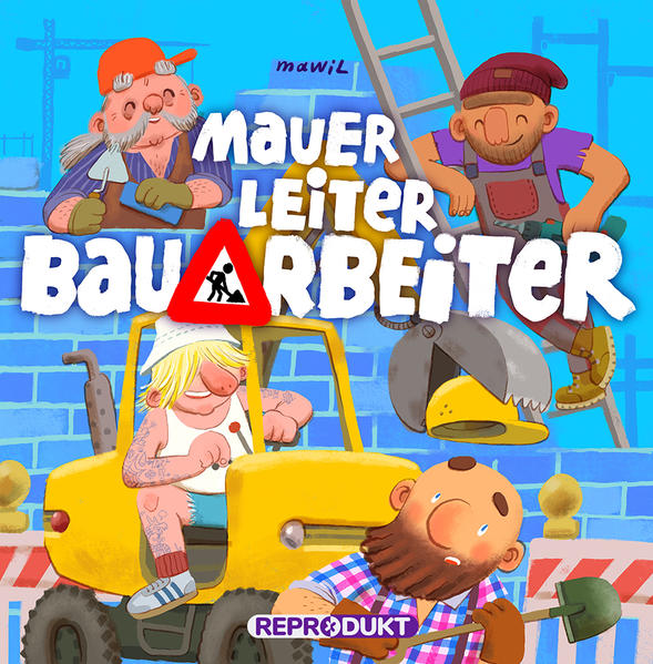 Mauer Leiter Bauarbeiter