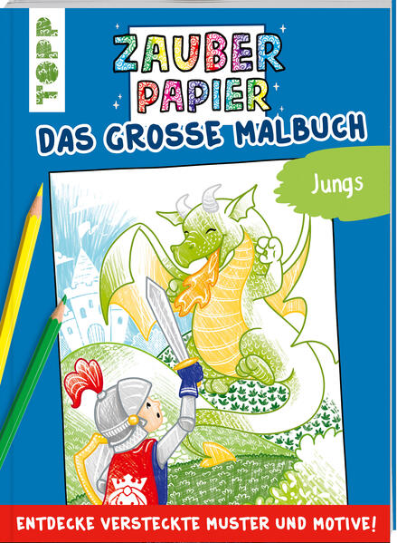 Image of Zauberpapier - Das große Malbuch - Jungs